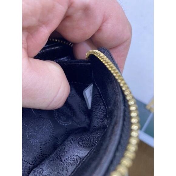 Michael Kors Black Quilted Leather Wallet - Picture 8 of 10